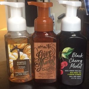 3 Unopened Bath and Body Works Foaming Hand Soaps